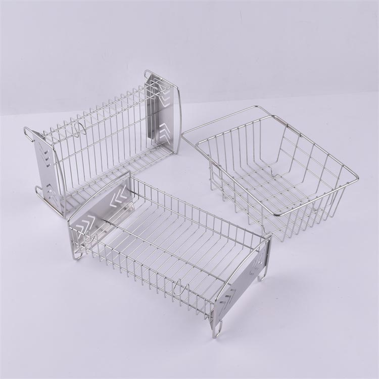 304不銹鋼餐具瀝淋水收納架 餐具消毒籃_http://m.dgjiali.cn_不銹鋼編織網(wǎng)類_第1張
